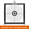 Atflbox Bullet Trap Box Target with 12''x12'' Splatter Bullseye Paper