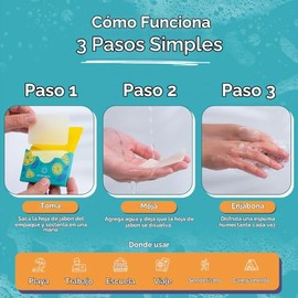 FOMIN - Hojas de jabón de papel antibacteriano para lavar a mano - (paquete de 3) naranja, árbol de té, lavanda, hojas de jabón portátiles de viaje, m