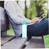KOMBIUDA Portable Transparent Water Bottle with Scale Capacity Sealed Drinking