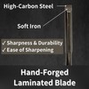 RANSHOU Japanese Chisel 9mm 3/8" Mortise Chisel Oire Nomi, Professional