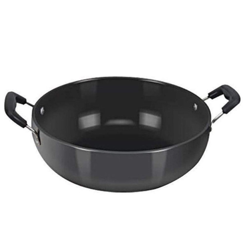 Satre Online and Marketing Hindalco Aluminium Kadai Size No-12, Frying