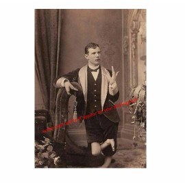 Vintage Creepy Lobster Boy PHOTO Scary Sideshow Circus Freak Boy