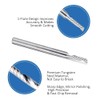 Bestgle 10pcs 1/8" Shank Tungsten Carbide End Mill Cutter, Single