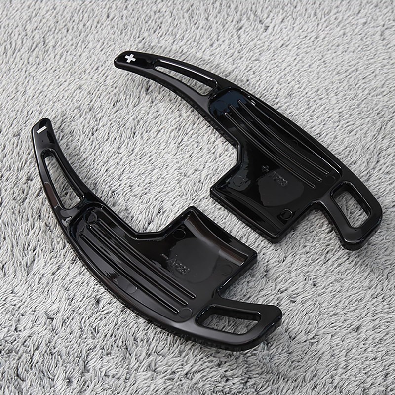 TECART 2Pcs ABS plastic Steering Wheel Paddle Shifter Extension Cover