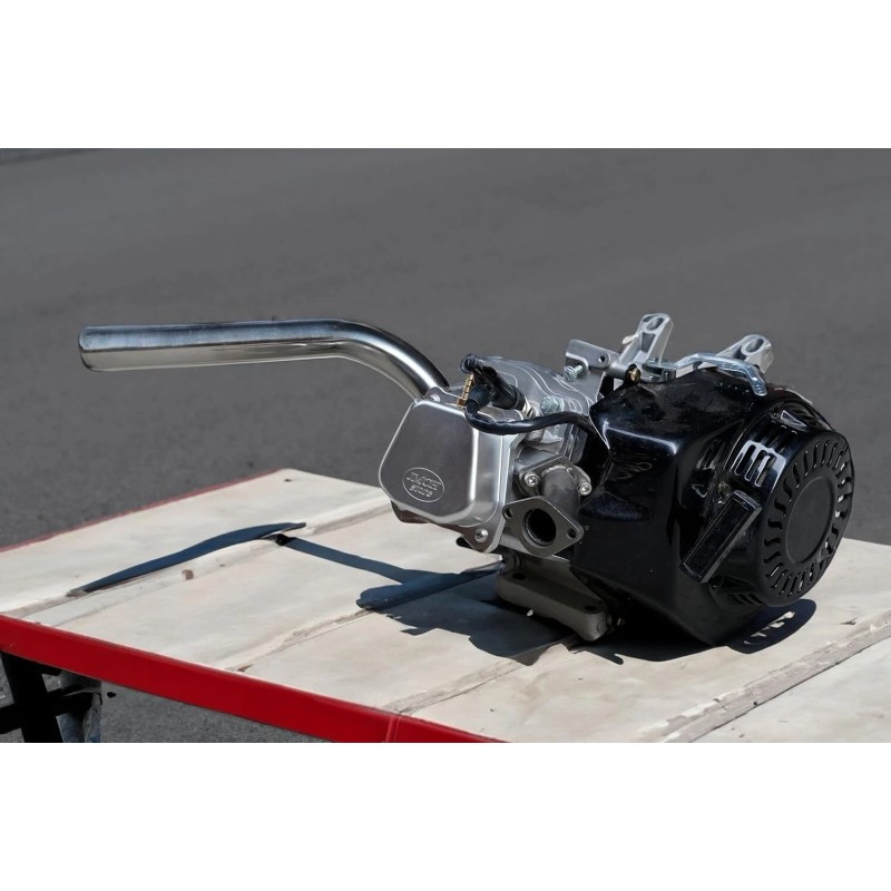 JMCHstore Mini bike exhaust header Pipe for Predartor 212 Engine