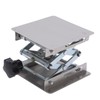 Small Stainless Steel Lifting Platform Manual Miniature Lift Stand Table