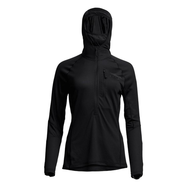 SITKA Gear Womens Core Lightweight Baselayer Hoody - Sitka Black,
