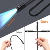 Dual-Lens Endoscope Camera with Light,Borescope Inspection Camera, 4.3" IPS Endoscope