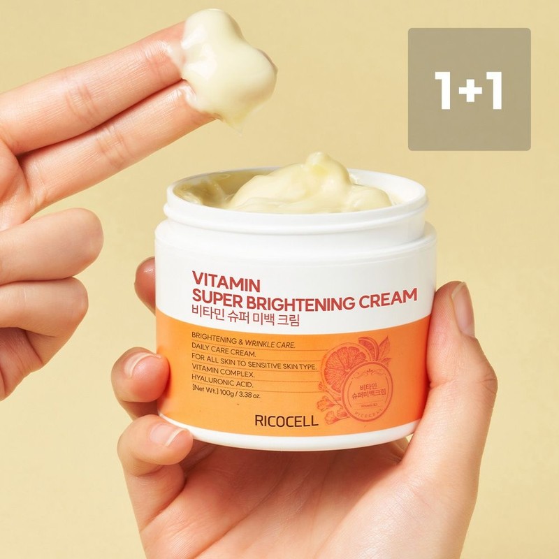 Lycocell Vitamin 10 Types Super Whitening Cream 100g 2 x