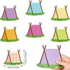 60 Pieces Woodland Tents Cut-Outs Camping Bulletin Board Decoration Woodland