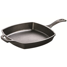 Lodge Cast Iron Square Skillet, 10.5 inch