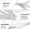 Pcmursal Pemium Corner Angle Finder Tool, Miter Saw Protractor with