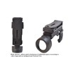 Tactical Flashlight/Baton Holster, Rotatable Duty Belt Flashlight Holder, Suitable for