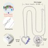 YL Heart Necklace 925 Sterling Silver Love Heart Pendant Created