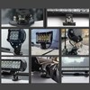 LED Light Bar Mounting Bracket, 2PCS Universal Adjustable Engine Hood