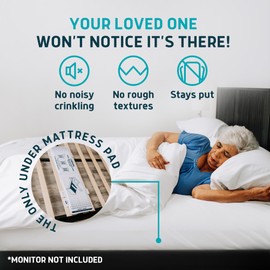 Lunderg Under Mattress Bed Alarm Pad - Pager NOT Included - Wireless Under Mattress Sensor Pad - Replacement or Extra Pad