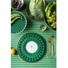 PIP STUDIO Love Birds Bread Plate Stripes Green 17 cm