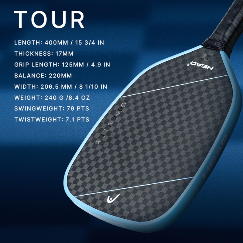 Gravity Tour 2025 Pickleball Paddle