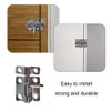 2 Set Door Bolt Locks Stainless Steel Sliding Bolt Latch