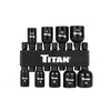 Titan 16297 9-Piece Metric Magnetic Nut Driver Set, Nut Setter