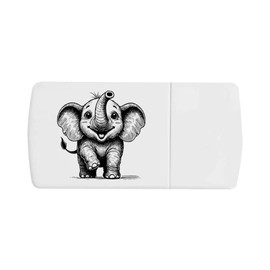 'Happy Baby Elephant' Pill Box with Tablet Splitter (PI00032794)