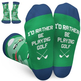 Golf Socks - Golf Socks for Men - Golf Gifts for Men, Funny Golf Gifts, Gifts for Golfers, Cool Gifts for Golfers, Golf Lovers Gifts for Men - Golfing Gifts for Men - Mens Christmas Socks 2024