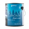 Sashco Cascade Top Coat, 1 Gallon Pail, Clear Matte (Pack