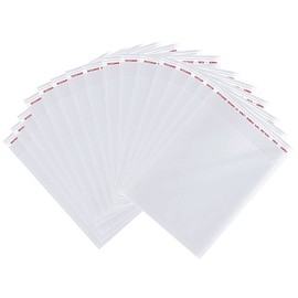 10” x 13” Clear Resealable Cellophane Bags 200 pcs, Self-sealing Clear Bags for Packaging Products Self-adhesive Cello Bags for Clothes, T-shirts, Pants and Gifts, 200 ct in Bulk