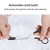 ​SafeTrim Pro Scissors - Eyebrows/Eyelashes Grooming - Stainless Steel Precision