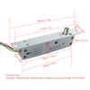 DC 12V 5 Lines Electric Bolt Lock Narrow Deadbolt Drop