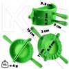 KADAX Dumpling Maker, Red/Green Mould for Dumpling and Ravioli, Pierogi