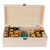 Wooden Essential Oil Storage Box 25 Compartment Storage Box Essential