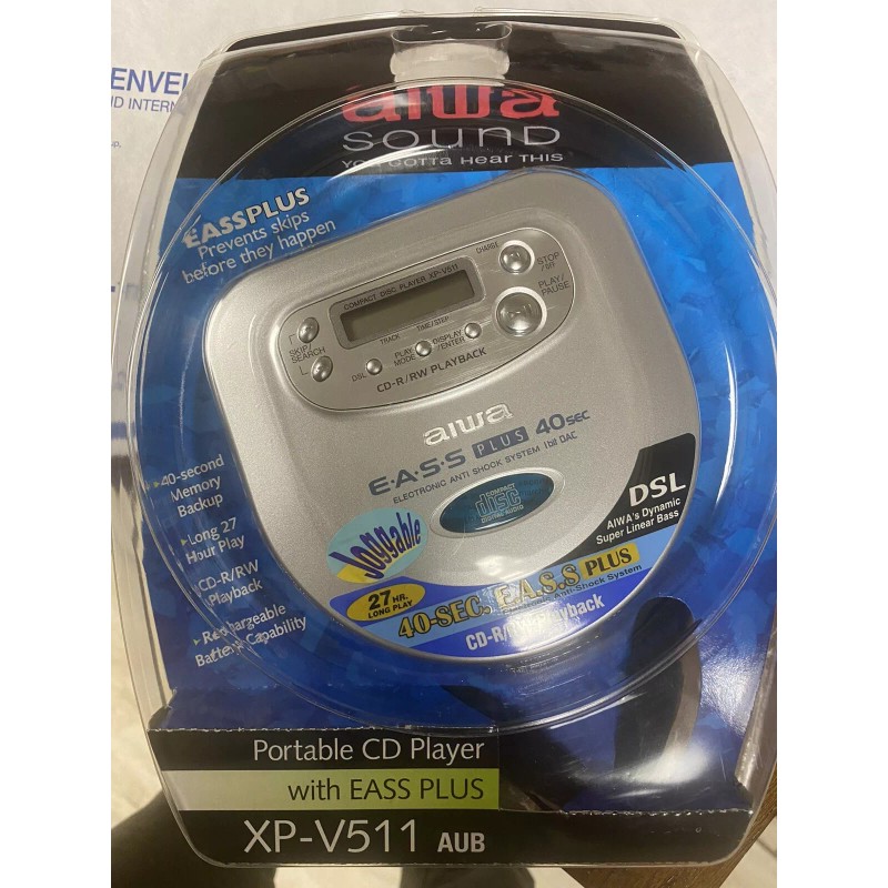 Aiwa XP-V511 Portable CD Player EASS - BRAND NEW SEALED
