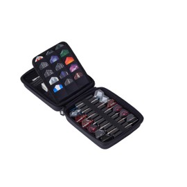 Unicorn Ultra James Wade Darts Case | Foam Inner Holds Protects 2 Set of Fully Loaded Darts | Extra Storage for Spares & Accessories | Sleek Black Design with Stylised UK Union Jack Design