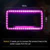 Follicomfy 12 V 54 LED Color Light License Plate Frame