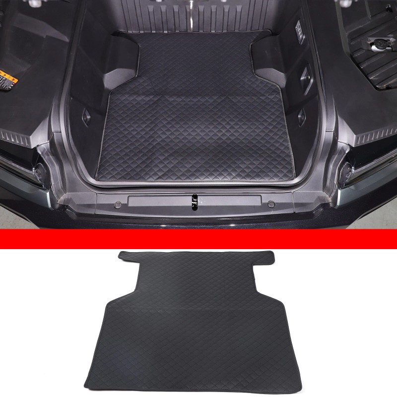 Unbranded Black Front Trunk Storage Box Cargo Mat Trim Interior