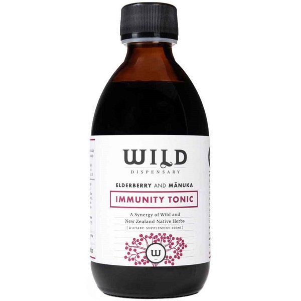 Wild Dispensary Immunity Tonic 300ml - Elderberry & Manuka