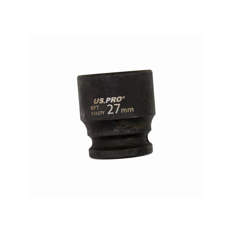US PRO Tools 27mm Impact Socket 1/2" Drive 6 Point