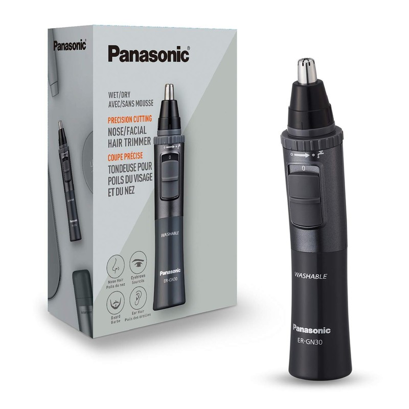 Panasonic Men’s Ear and Nose Hair Trimmer, Wet Dry Hypoallergenic