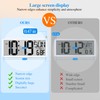 Large Digital Wall Clock with Backlight 14.2 Inch Digital Alarm