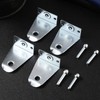 2 Inch Metal Hold Down Brackets and Pins, Blind Brackets