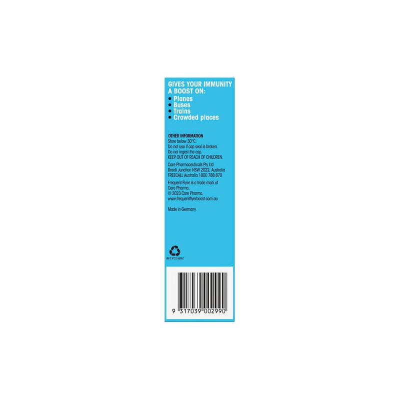 Frequent Flyer Immunity Boost Raspberry 15 Tablets