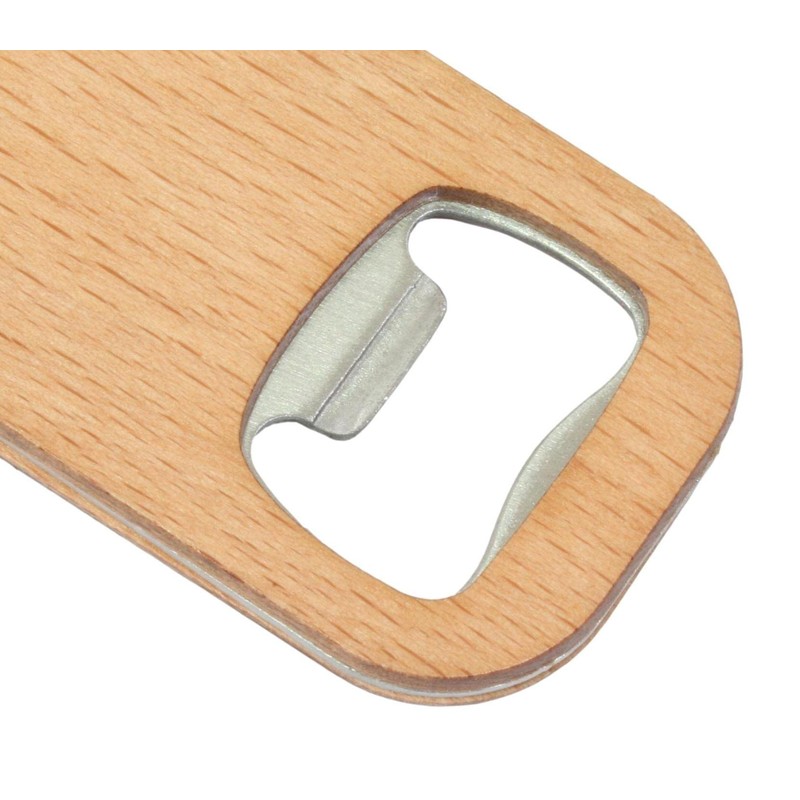 Elephant Keyring Bottle Opener Wooden Stainless Steel Key Chain Gift