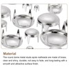 sourcing map 100Pcs Silver Round Dome Rivets, 10 Sizes Brass