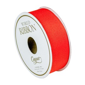 Caspari Grosgrain Mandarin Narrow Ribbon - 6 Yard Spool