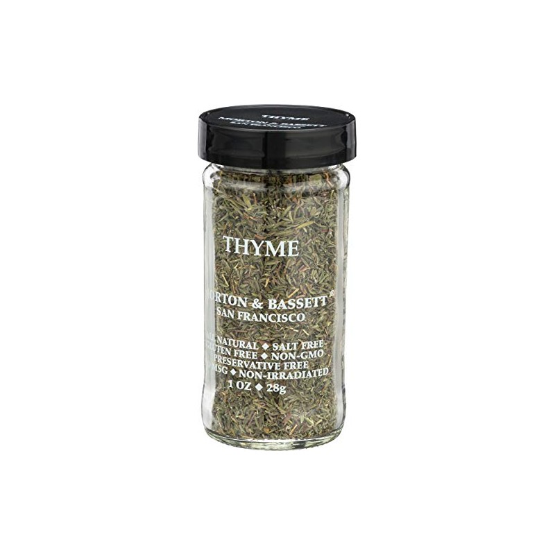 Morton & Bassett Thyme, 1 oz – Non-GMO, Salt-Free, Fragrant