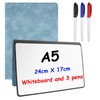 Portable Erasable Whiteboard A5, 24 x 17 cm, Small Double-Sided
