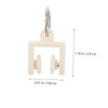 SHINEOFI 50pcs Curtain Track Glider Sliding Wheel Fittings for Smooth