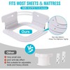 We make hope Pack of 4 Bed Sheet Straps, Fitted