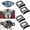 XMANX 4PCS Replacement Short Pot Side Handle, Two-Hole Pot Short